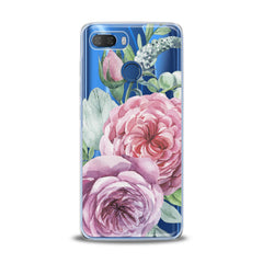 Lex Altern TPU Silicone Lenovo Case Pink Roses Art