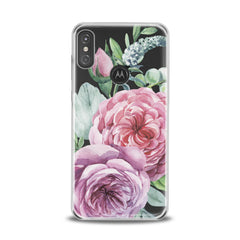 Lex Altern TPU Silicone Motorola Case Pink Roses Art