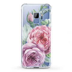 Lex Altern TPU Silicone Samsung Galaxy Case Pink Roses Art