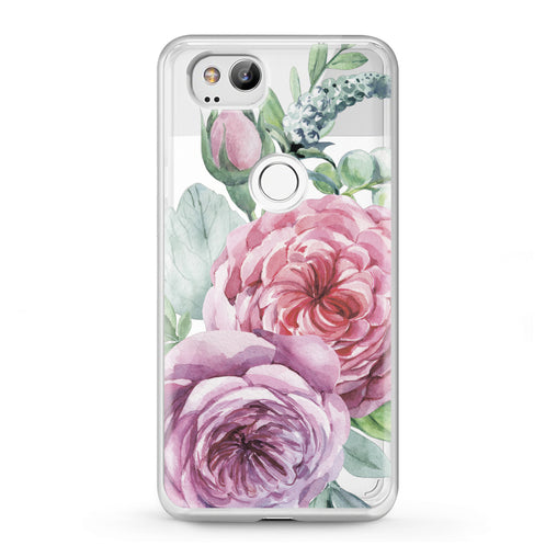 Lex Altern Google Pixel Case Pink Roses Art