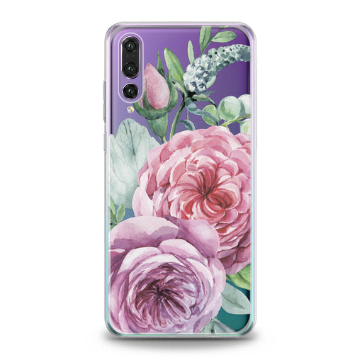 Lex Altern Pink Roses Art Huawei Honor Case