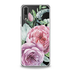 Lex Altern TPU Silicone Huawei Honor Case Pink Roses Art