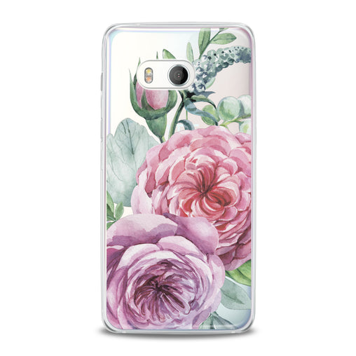 Lex Altern Pink Roses Art HTC Case