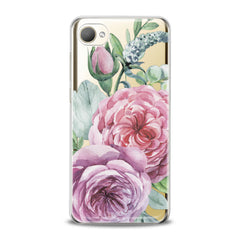 Lex Altern TPU Silicone HTC Case Pink Roses Art