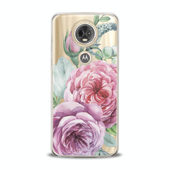 Lex Altern TPU Silicone Motorola Case Pink Roses Art