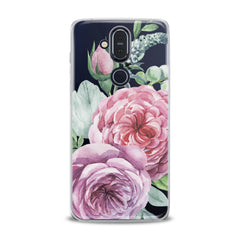 Lex Altern TPU Silicone Nokia Case Pink Roses Art