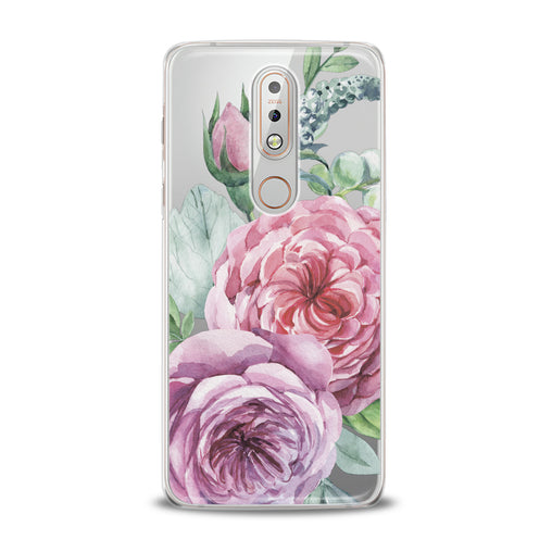Lex Altern Pink Roses Art Nokia Case
