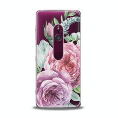 Lex Altern TPU Silicone Sony Xperia Case Pink Roses Art