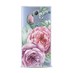 Lex Altern TPU Silicone Sony Xperia Case Pink Roses Art
