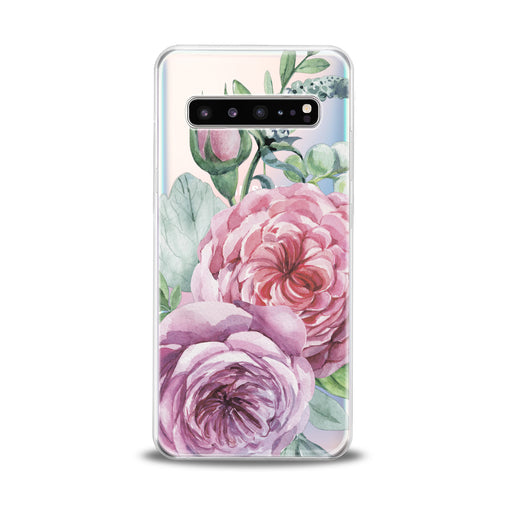 Lex Altern Pink Roses Art Samsung Galaxy Case