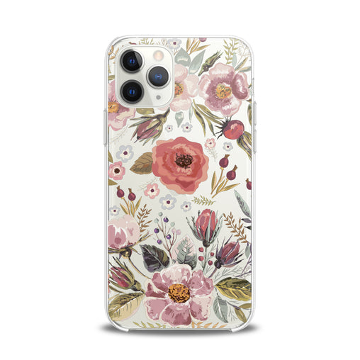 Lex Altern TPU Silicone iPhone Case Wildflower Pattern