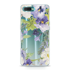 Lex Altern TPU Silicone Oppo Case Pansies Flowers