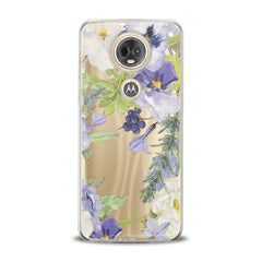 Lex Altern TPU Silicone Motorola Case Pansies Flowers