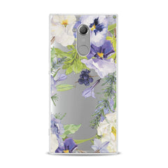 Lex Altern TPU Silicone Sony Xperia Case Pansies Flowers