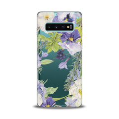 Lex Altern Pansies Flowers Samsung Galaxy Case