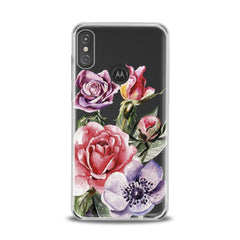Lex Altern TPU Silicone Motorola Case Roses Boquet