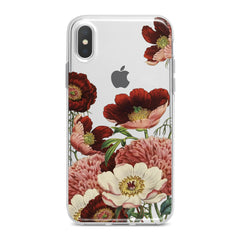 Lex Altern Red Flowers Print Phone Case for your iPhone & Android phone.