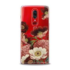 Lex Altern TPU Silicone OnePlus Case Red Flowers Print