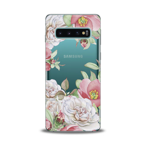 Lex Altern Pastel Peonies Samsung Galaxy Case