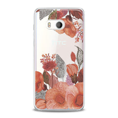 Lex Altern TPU Silicone HTC Case Glitter Flowers