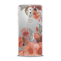 Lex Altern TPU Silicone Nokia Case Glitter Flowers