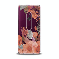 Lex Altern TPU Silicone Sony Xperia Case Glitter Flowers