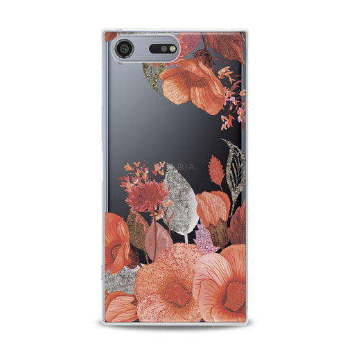 Lex Altern Glitter Flowers Sony Xperia Case