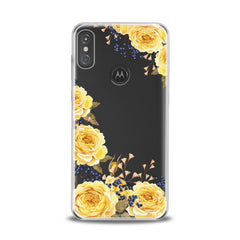 Lex Altern TPU Silicone Motorola Case Yellow Roses