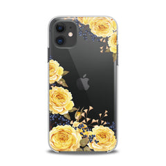 Lex Altern TPU Silicone iPhone Case Yellow Roses