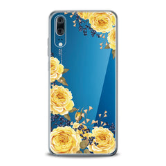 Lex Altern TPU Silicone Huawei Honor Case Yellow Roses