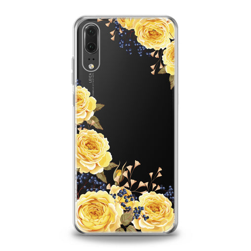 Lex Altern Yellow Roses Huawei Honor Case