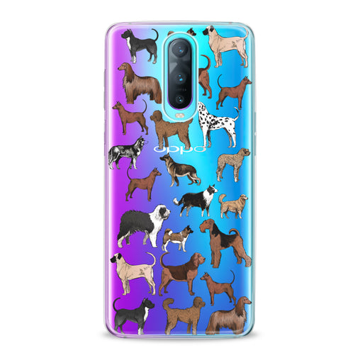 Lex Altern Dog Pattern Oppo Case