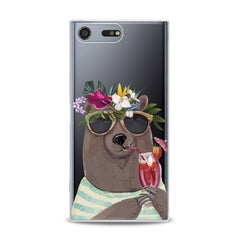 Lex Altern TPU Silicone Sony Xperia Case Summer Bear