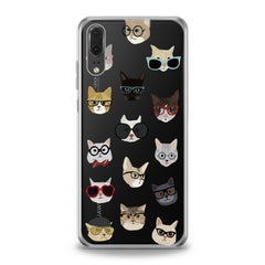 Lex Altern TPU Silicone Huawei Honor Case Cat Pattern