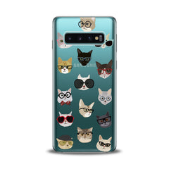 Lex Altern TPU Silicone Samsung Galaxy Case Cat Pattern