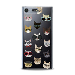 Lex Altern TPU Silicone Sony Xperia Case Cat Pattern