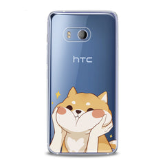 Lex Altern TPU Silicone HTC Case Shiba Inu