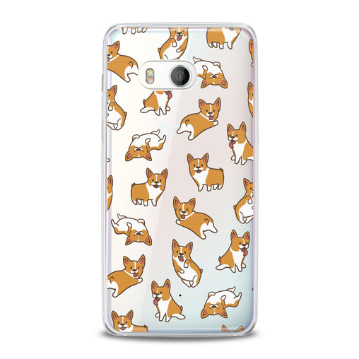 Lex Altern Cute Corgi Puppies HTC Case