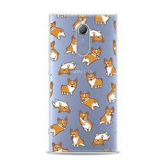 Lex Altern TPU Silicone Sony Xperia Case Cute Corgi Puppies
