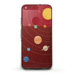 Lex Altern TPU Silicone Google Pixel Case Cute Planets