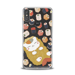 Lex Altern TPU Silicone Motorola Case Sushi Cat