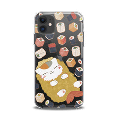 Lex Altern TPU Silicone iPhone Case Sushi Cat