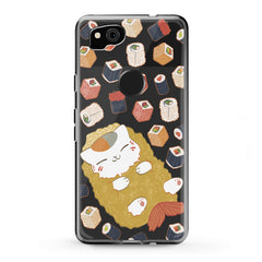 Lex Altern TPU Silicone Google Pixel Case Sushi Cat