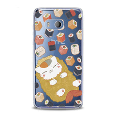 Lex Altern TPU Silicone HTC Case Sushi Cat
