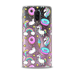 Lex Altern TPU Silicone Phone Case Unicorn Donut