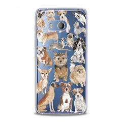 Lex Altern TPU Silicone HTC Case Cute Dogs