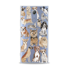 Lex Altern TPU Silicone Sony Xperia Case Cute Dogs