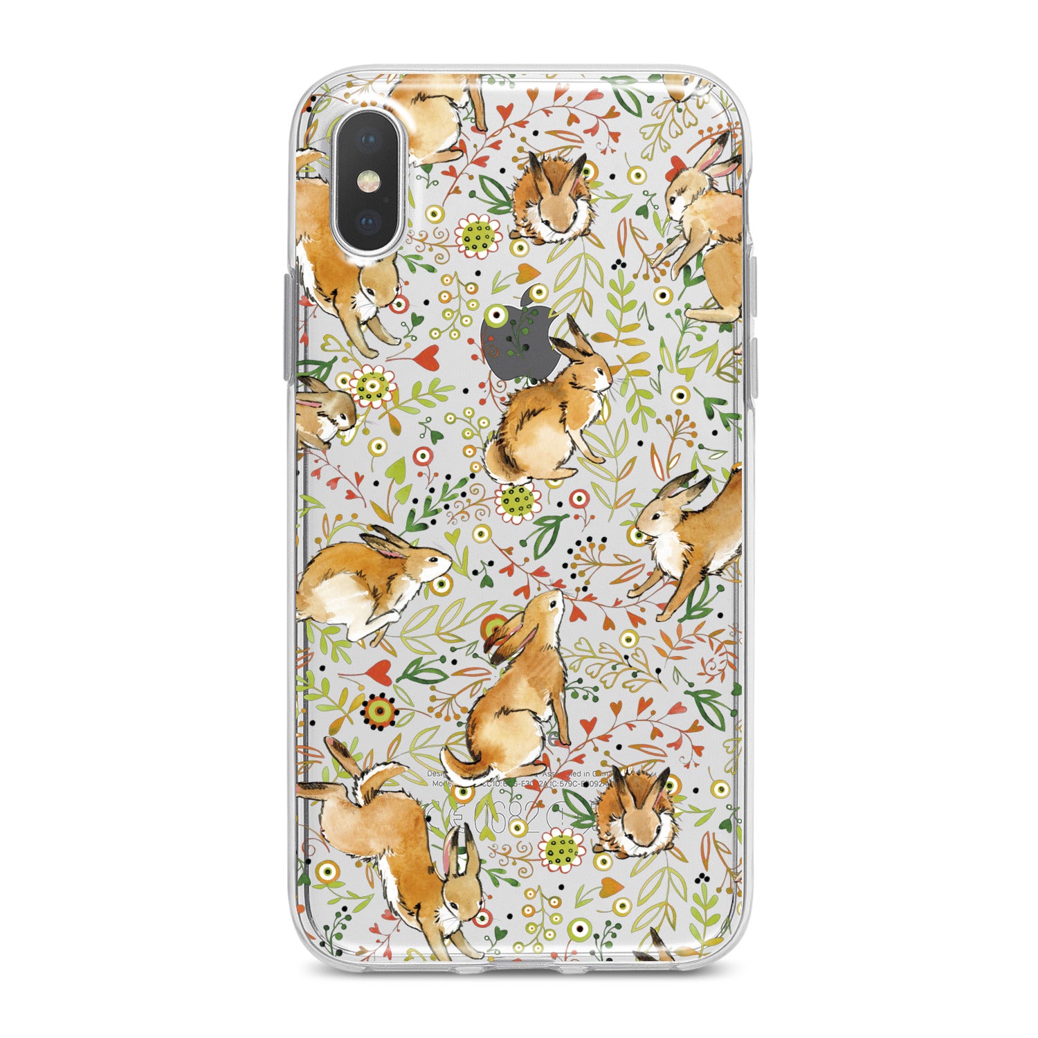 Lex Altern Floral Bunny Phone Case for your iPhone & Android phone.