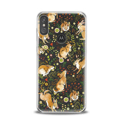 Lex Altern TPU Silicone Motorola Case Floral Bunny