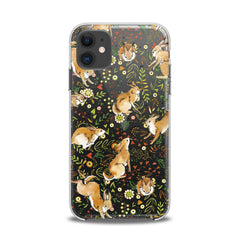 Lex Altern TPU Silicone iPhone Case Floral Bunny